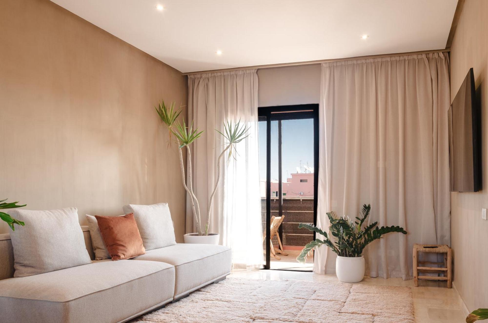 Appartement Large Stylish Gueliz With Pool Access